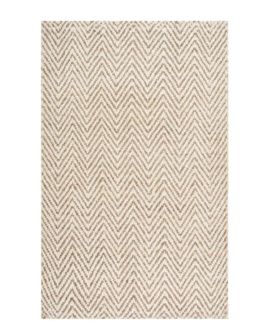Vania Hand Woven Jute Rug - Off White image