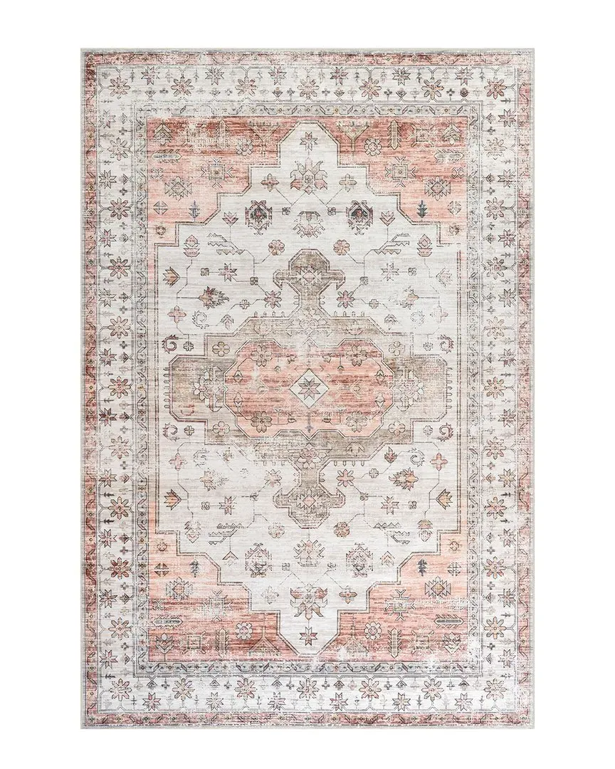Vinka SplashGuard Machine Washable Rug - Beige