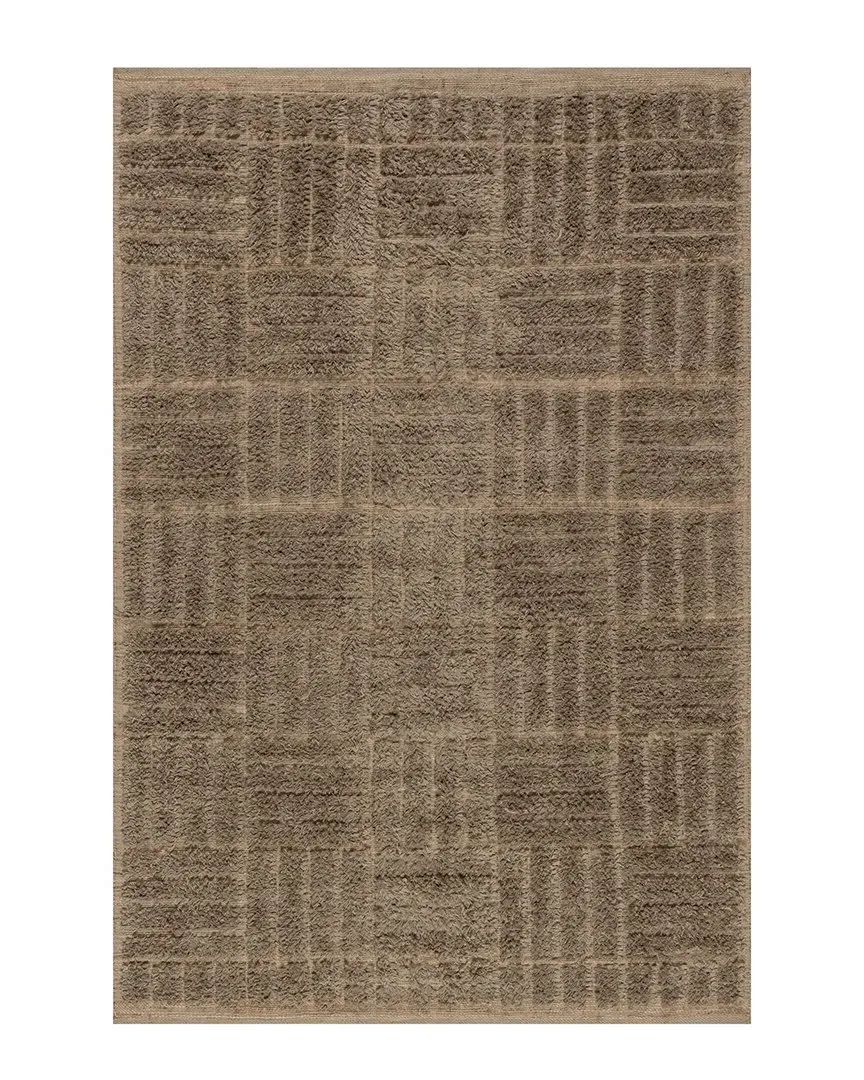Vonda Geometric Jute Rug - Natural image