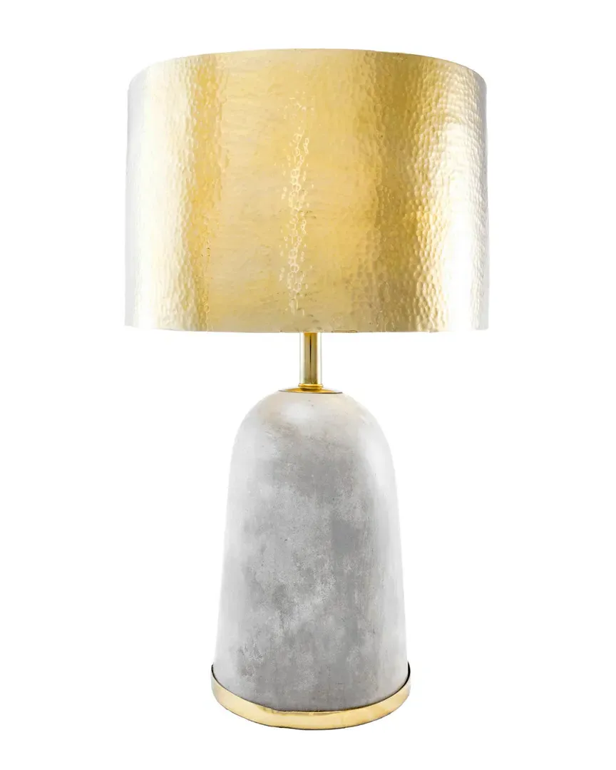 Xena Table Lamp - Brass, Concrete & Iron image