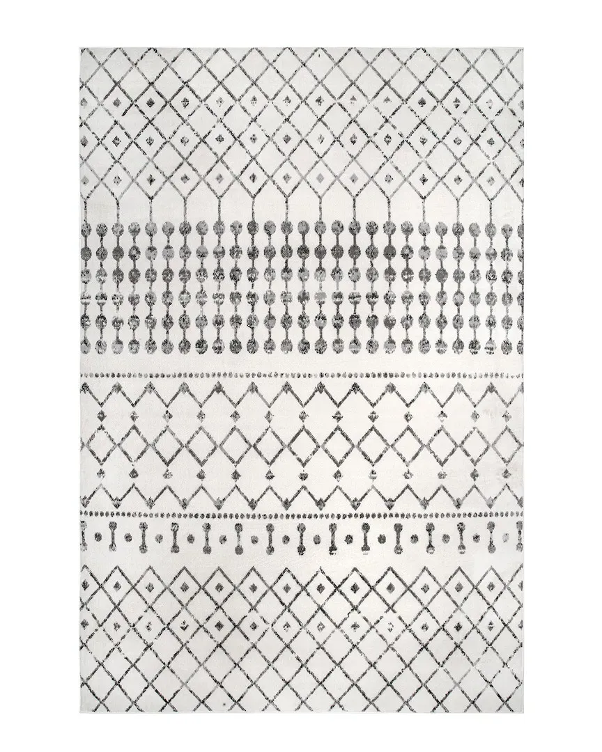 Zola Trellis Rug - Grey, Polypropylene image