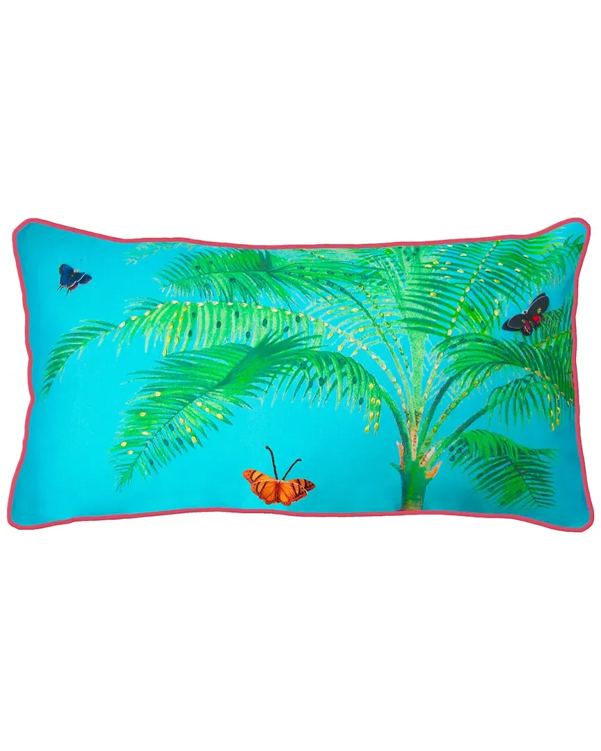 Butterfly Palm Decorative Pillow - Multi image