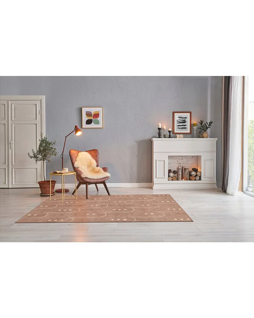 Aero Hand Tufted Wool Rug - Blush