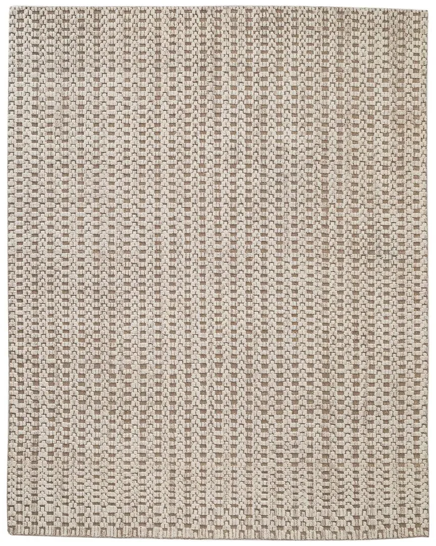 Hand Loomed Durian Wool Rug - Neutral image