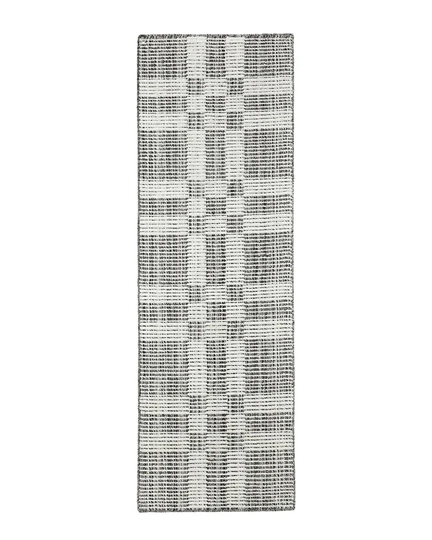 Hand Loomed Jaipur Area Rug - Grey, Wool