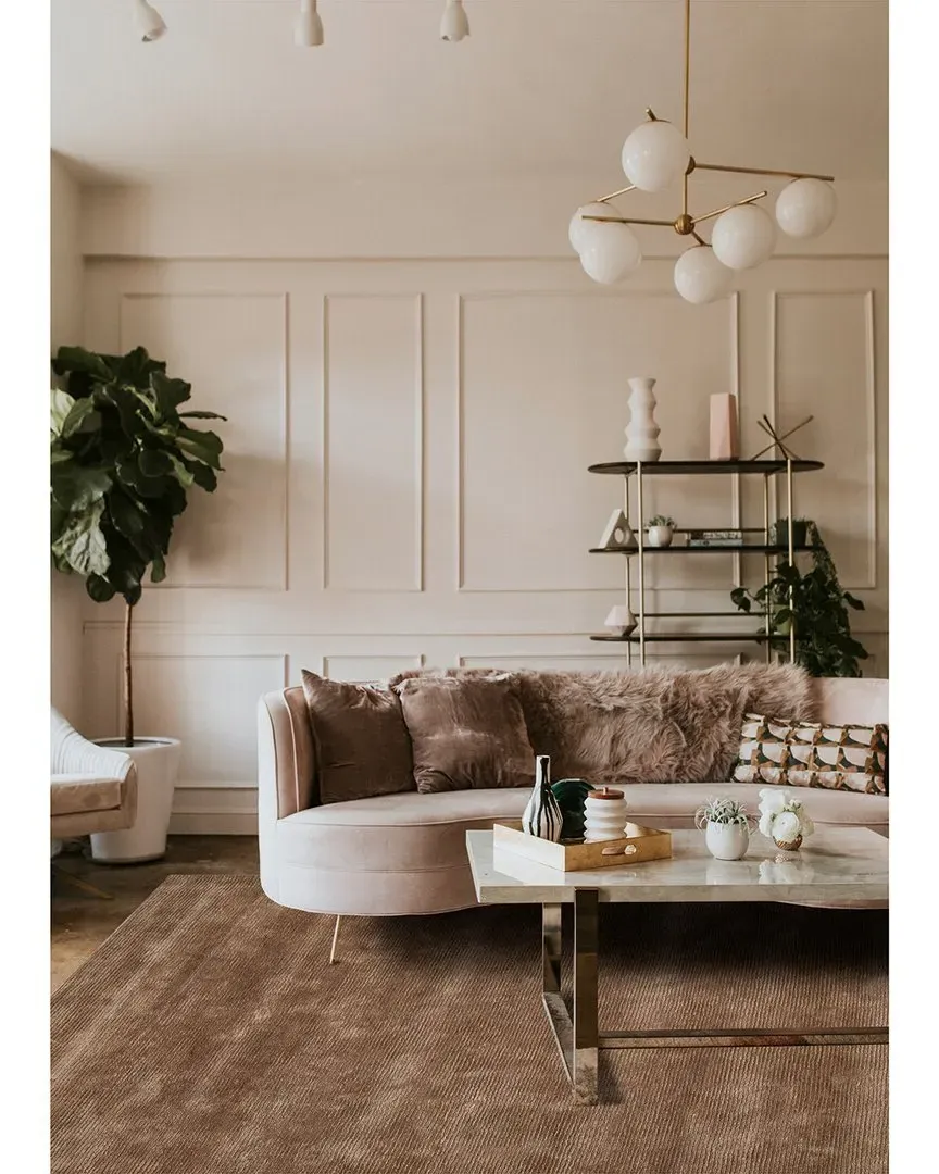 Hue Hand Tufted Rug - Brown, Jute