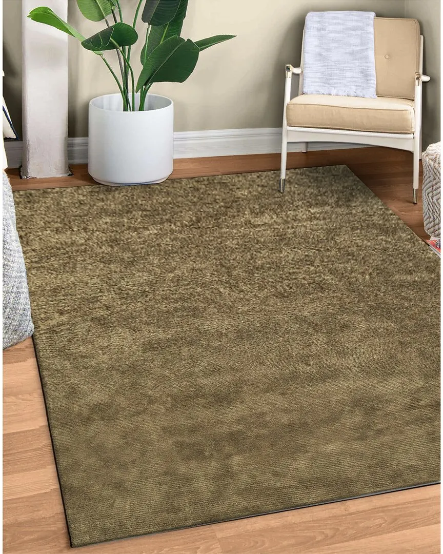Hue Hand Tufted Rug - Green, Jute