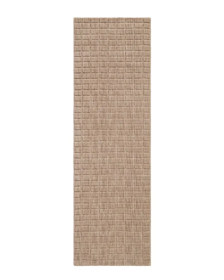 Luna Hand Loomed Rug - Brown, Wool