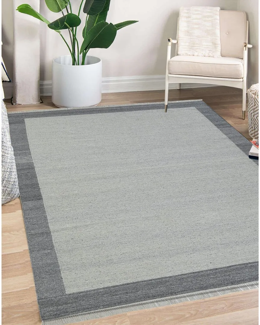 Nu Maison Flatweave Wool Rug - Grey