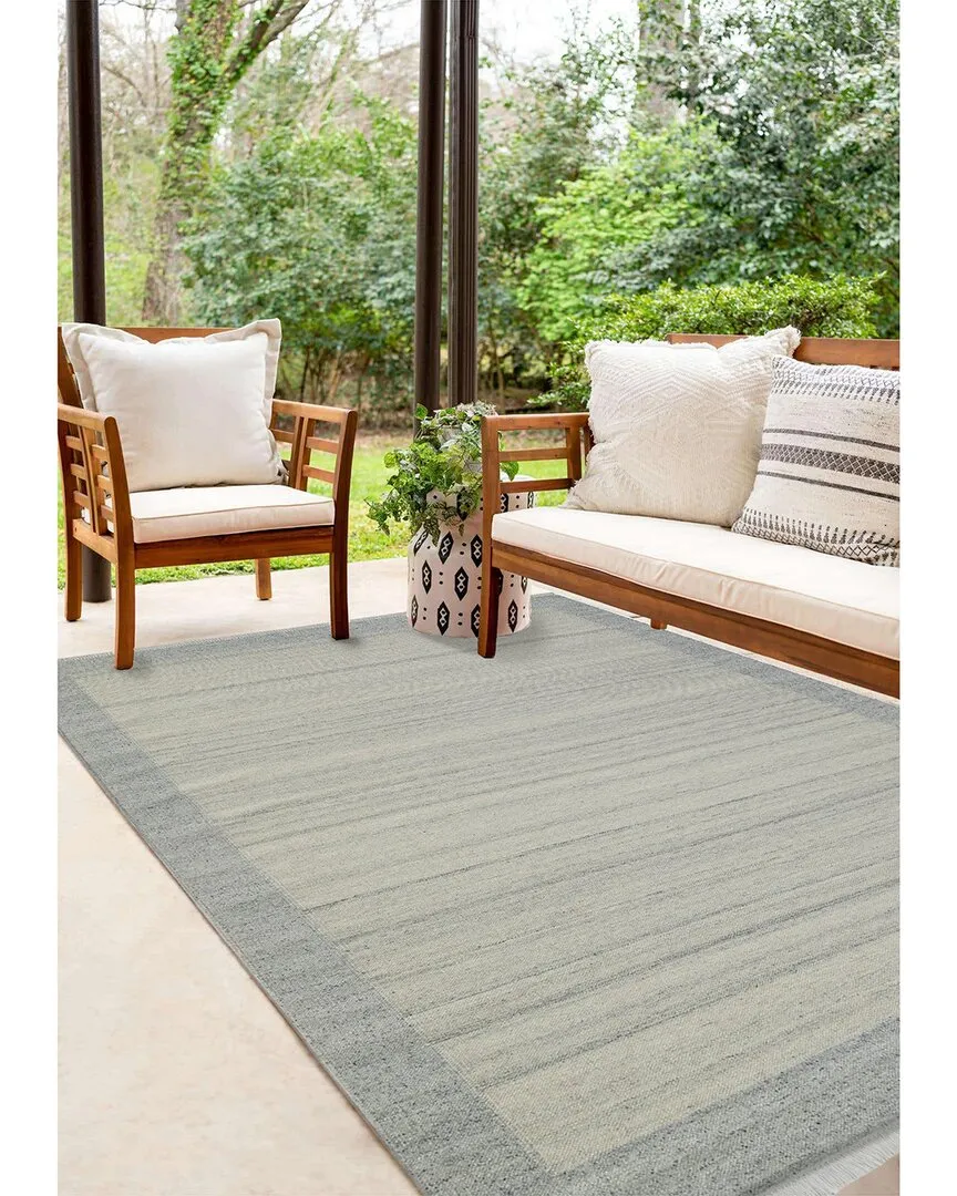 Nu Maison Flatweave Wool Rug - Navy