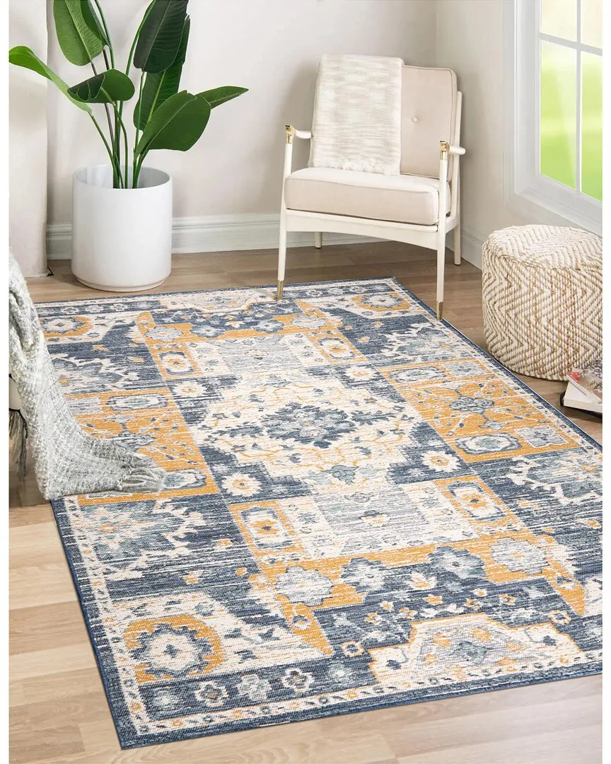Plaza Flatweave Rug - Blue, Polypropylene