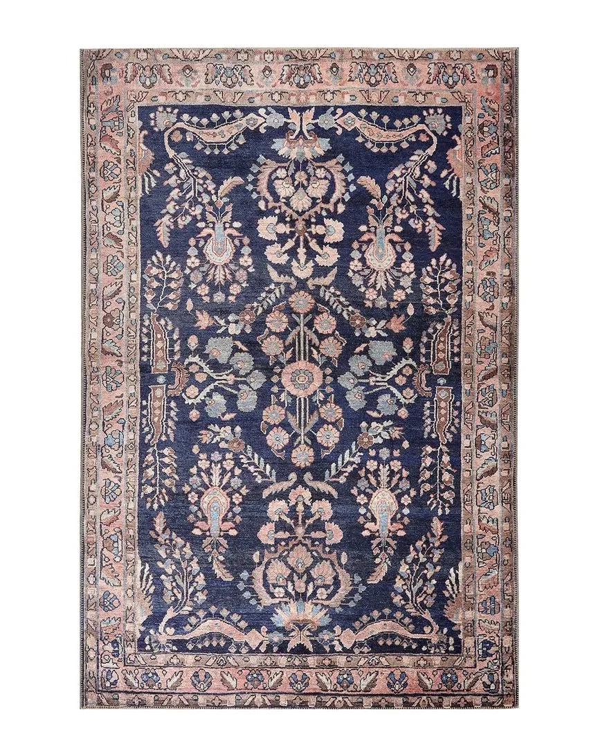 Power Loomed Bergen Rug - Blue, Polyester