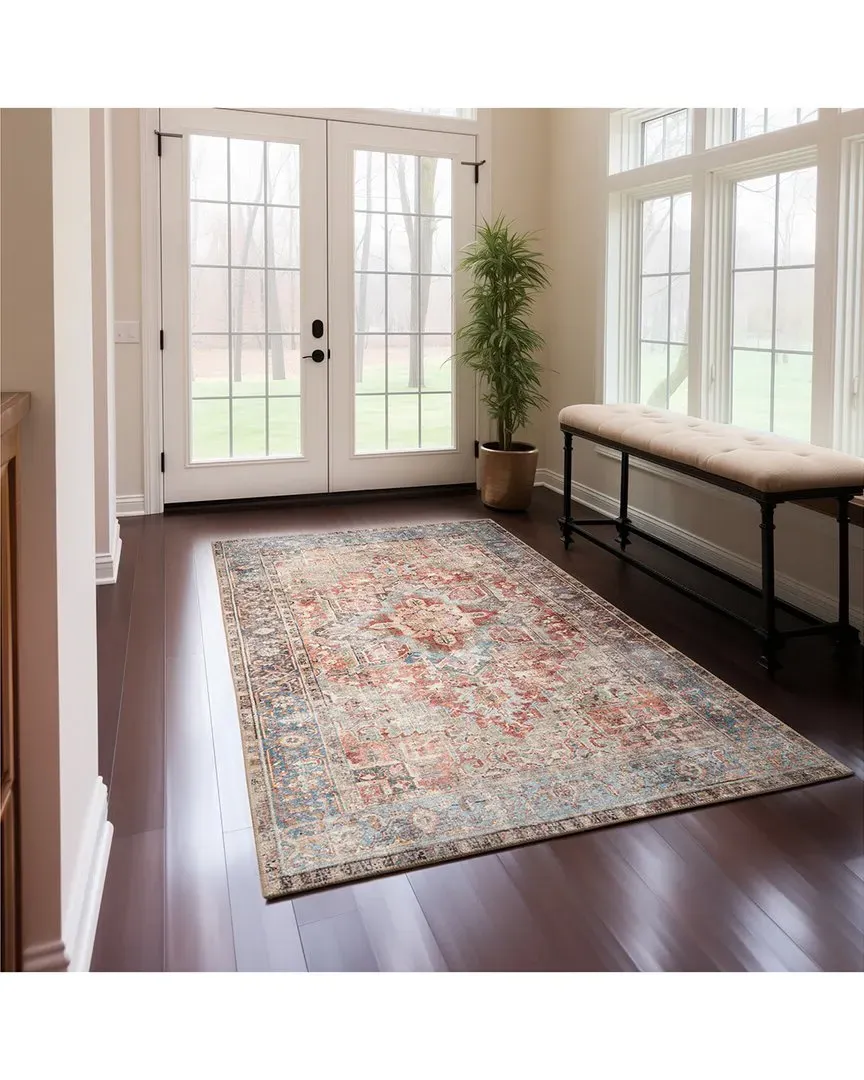 Power Loomed Bergen Rug - Multi, Polyester