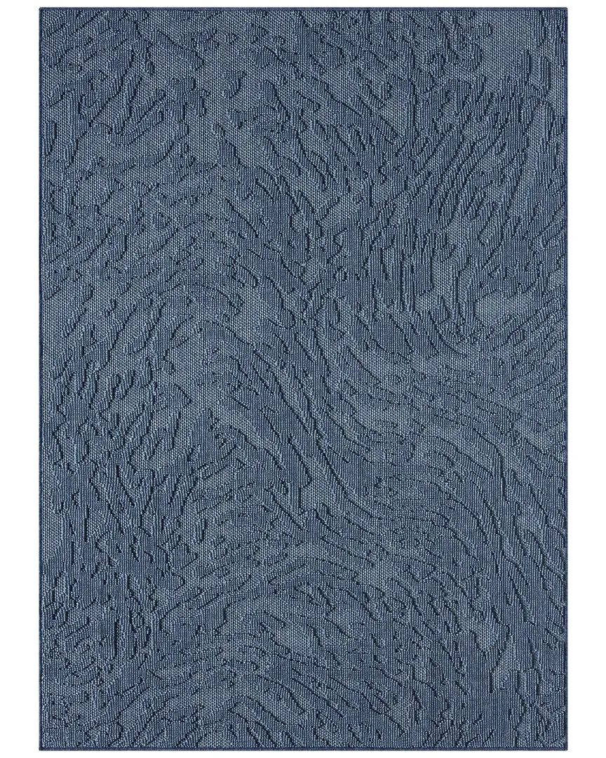 Power Loomed Nimes Area Rug - Blue, Polypropylene