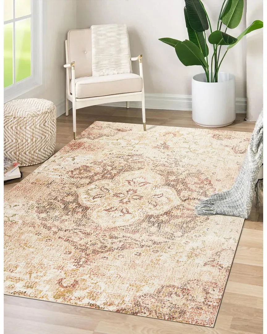 Power Loomed Sahara Rug - Beige, Polypropylene image