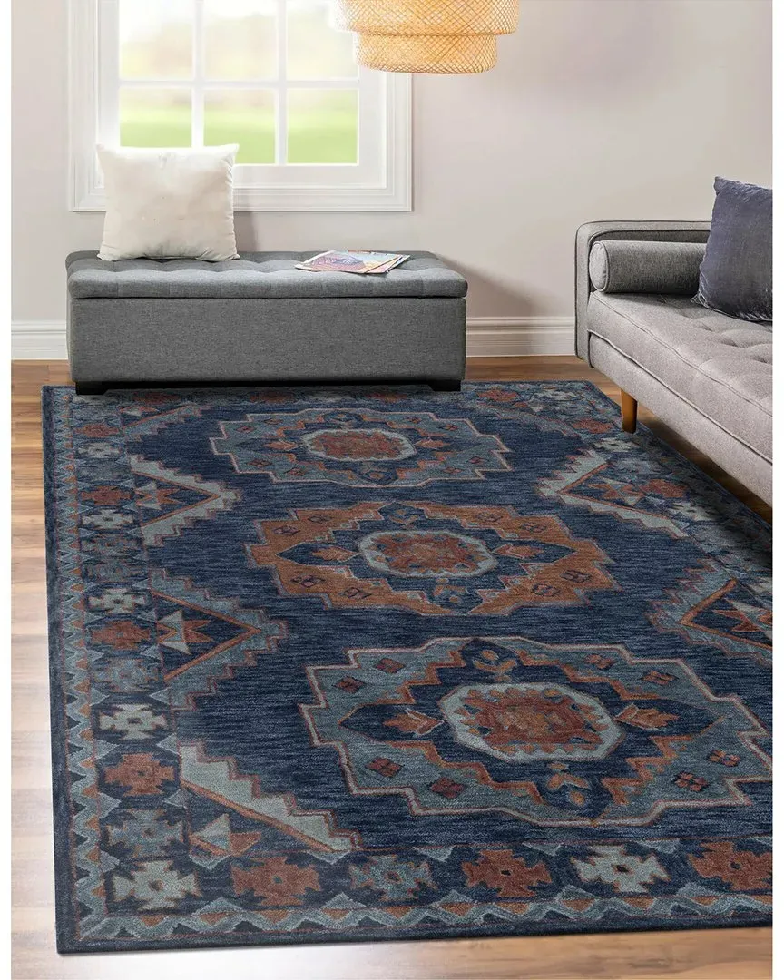 Reverie Hand Tufted Wool Rug - Blue