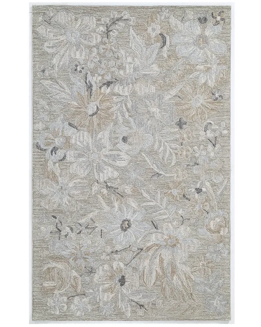 Shadows Hand Tufted Wool Rug - Grey