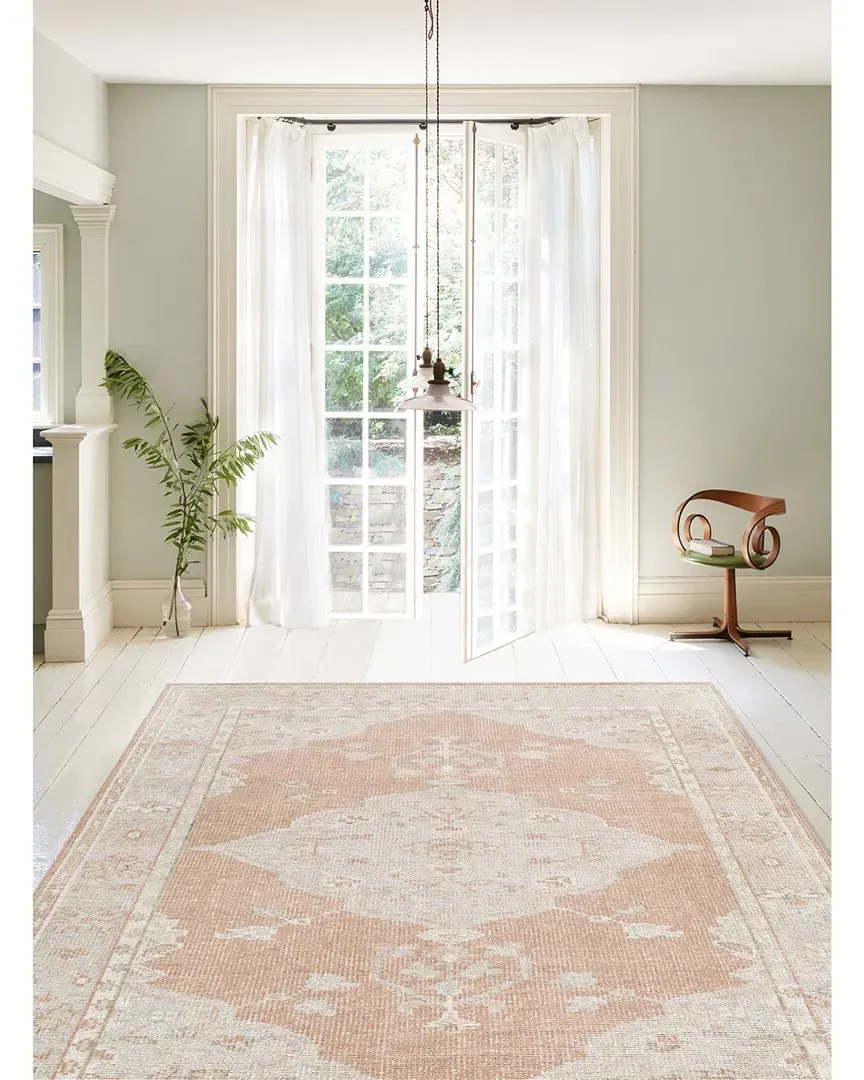 Tuscany Hand Knotted Wool Rug - Blush