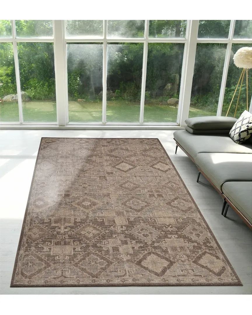 Tuscany Hand Knotted Wool Rug - Brown