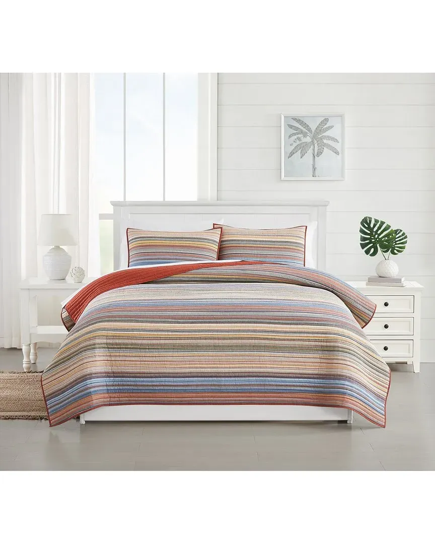 Naples Yarn Dye Stripe Quilt Set - Cotton image