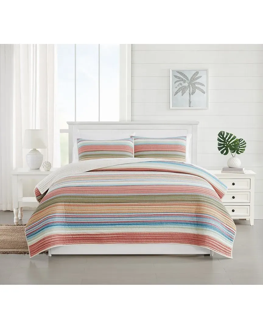 Palm Beach Yarn Dye Stripe Quilt Set - Cotton