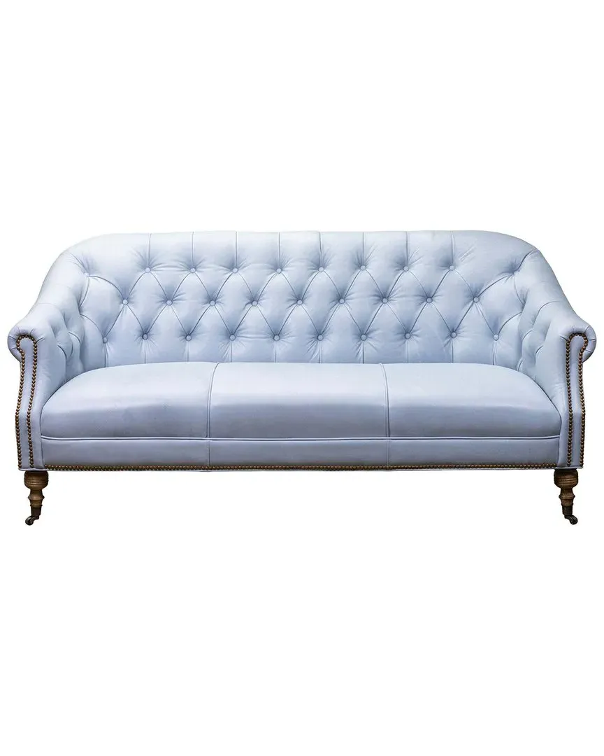 Corrine Loveseat with Tufted Back - Farmhouse Silo, Leather image