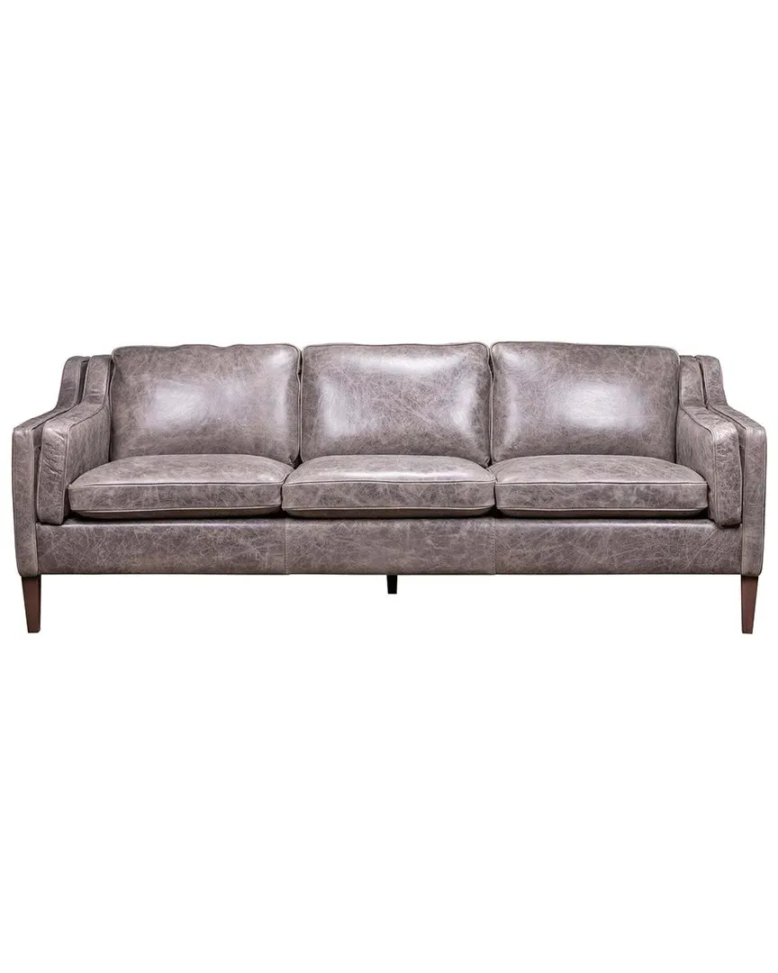 Positano 3-Seater Sofa - Venerando Smoke, Italian Leather image