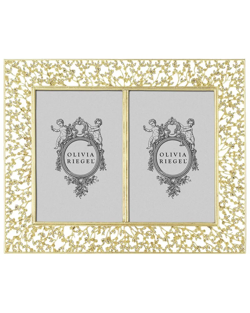 Isadora 4x6 Double Photo Frame - Gold image