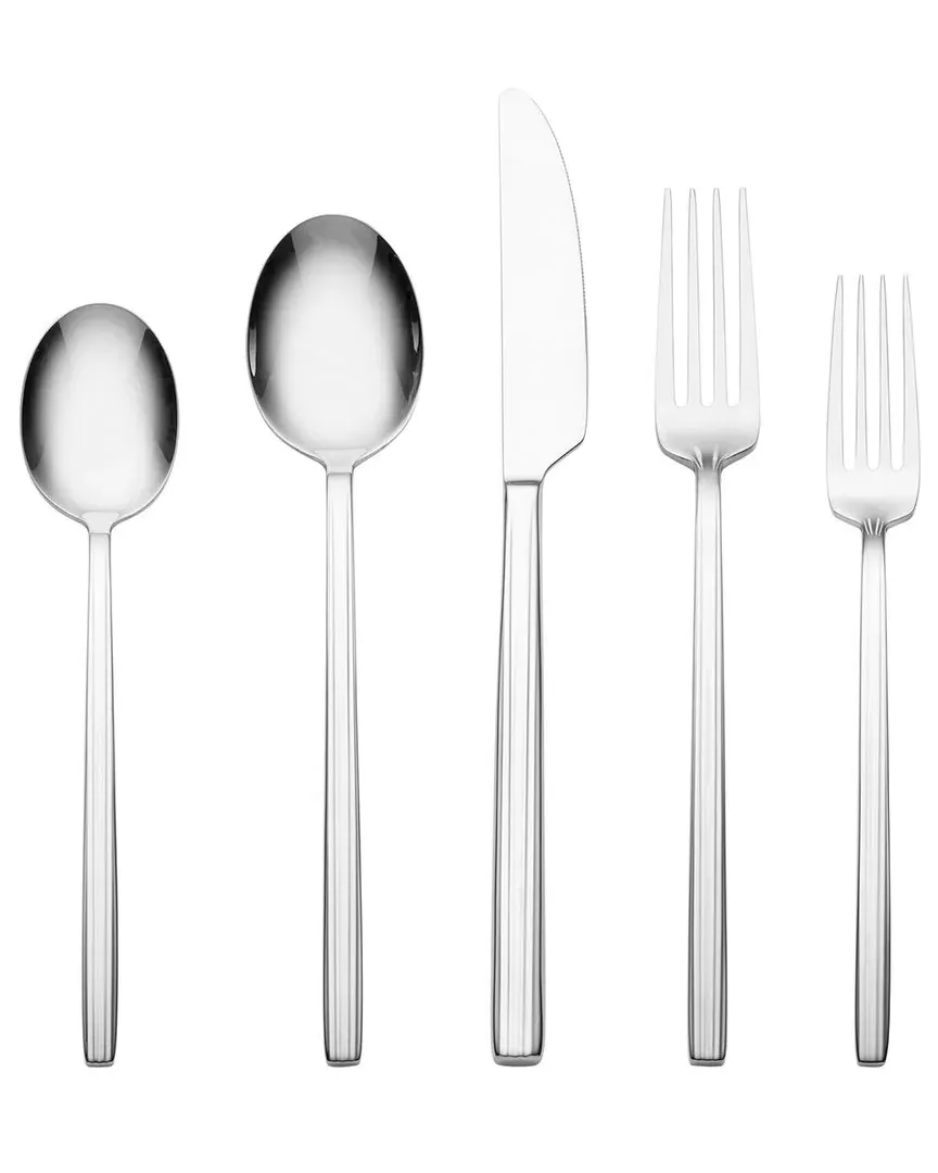 Dean 20-Piece Flatware Set - Mirror Silver, Stainless Steel image