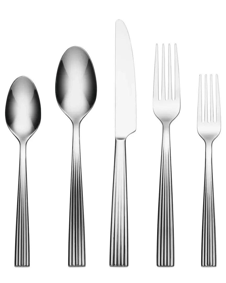 Kennedy 20pc Flatware Set - Silver, Stainless Steel image
