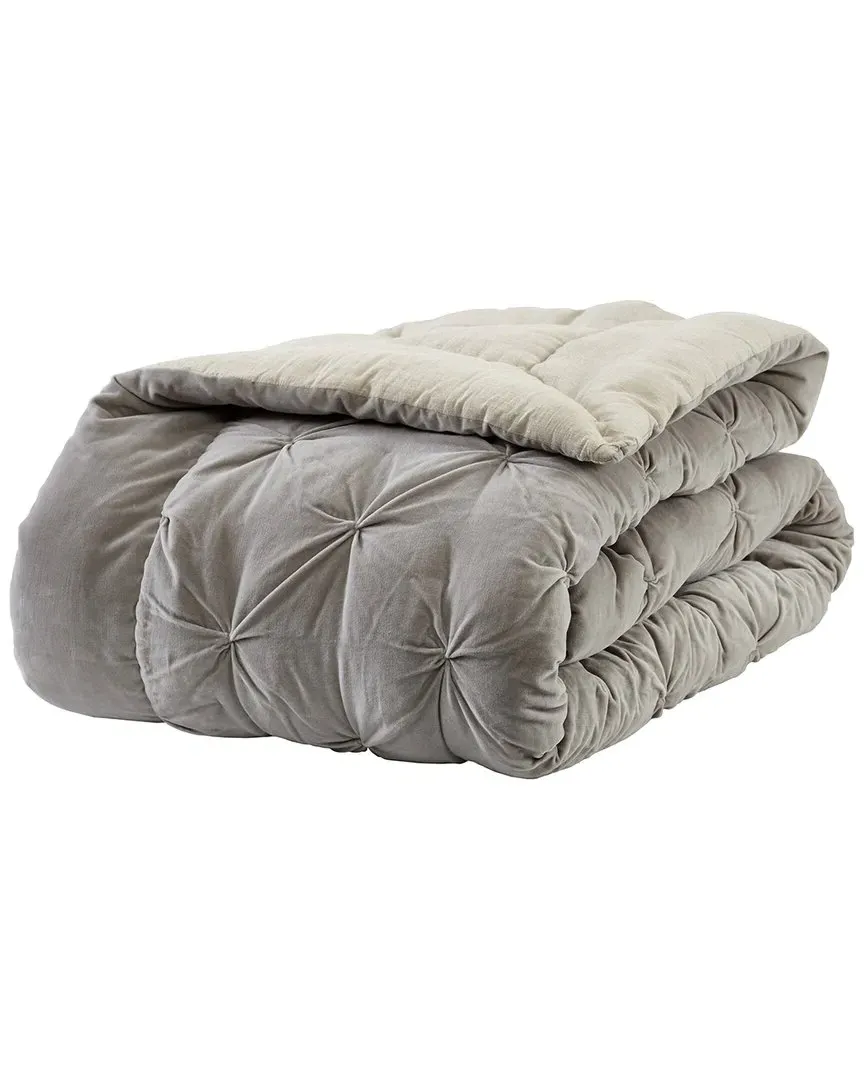 300 Thread Count Lanai Queen Quilt - Slate, Cotton Velvet