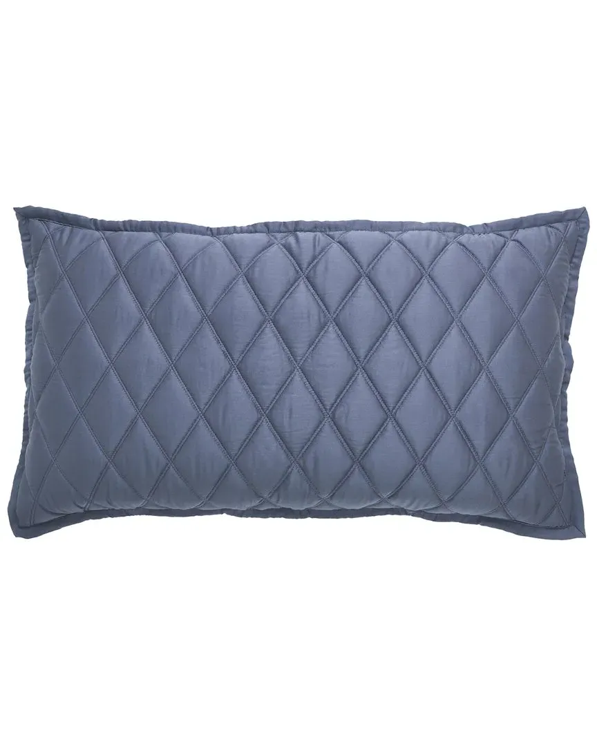 Avalon Standard Pillow Sham - Slate Blue, Cotton Velvet image