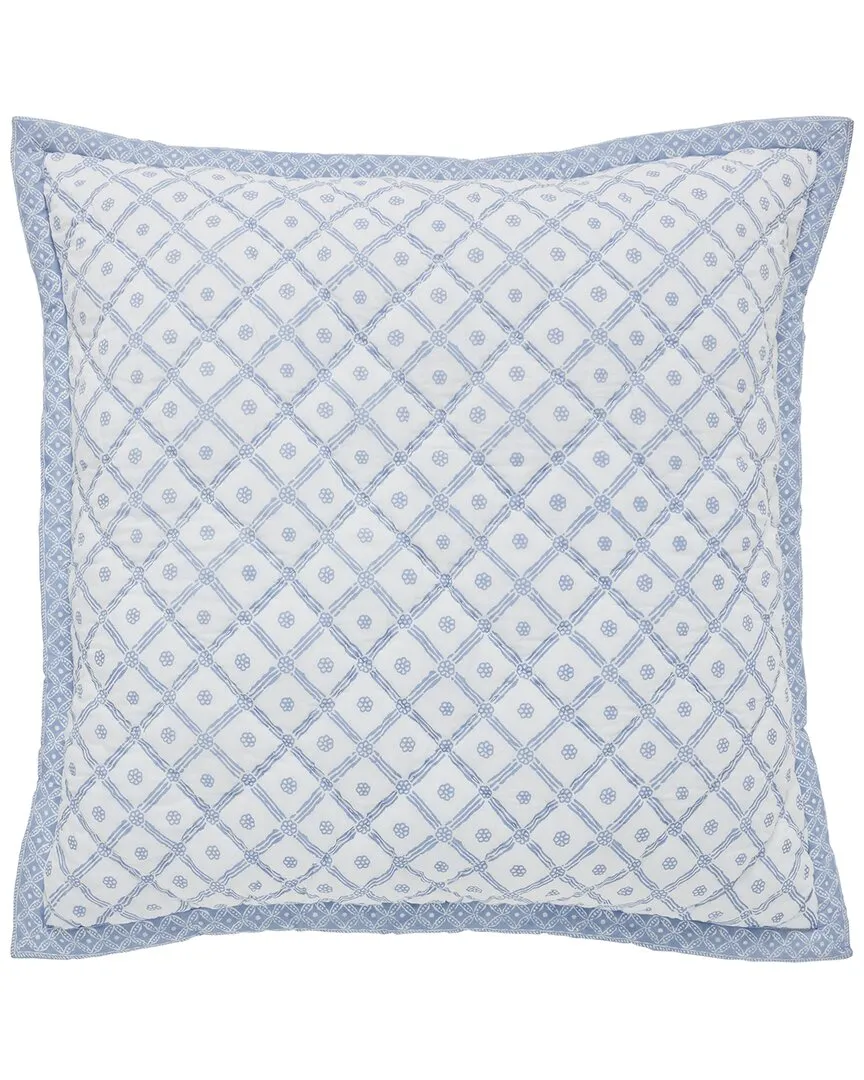 Bliss Euro Sham - Aqua, Cotton image