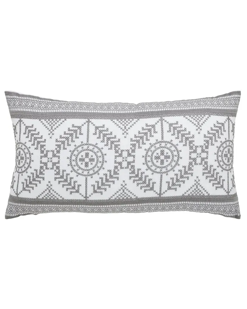 Circle Parker Deco Pillow - Fog, Linen image