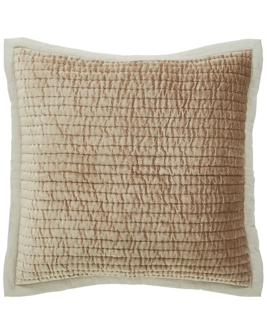 Lola Euro Quilt Sham - Gold, Velvet