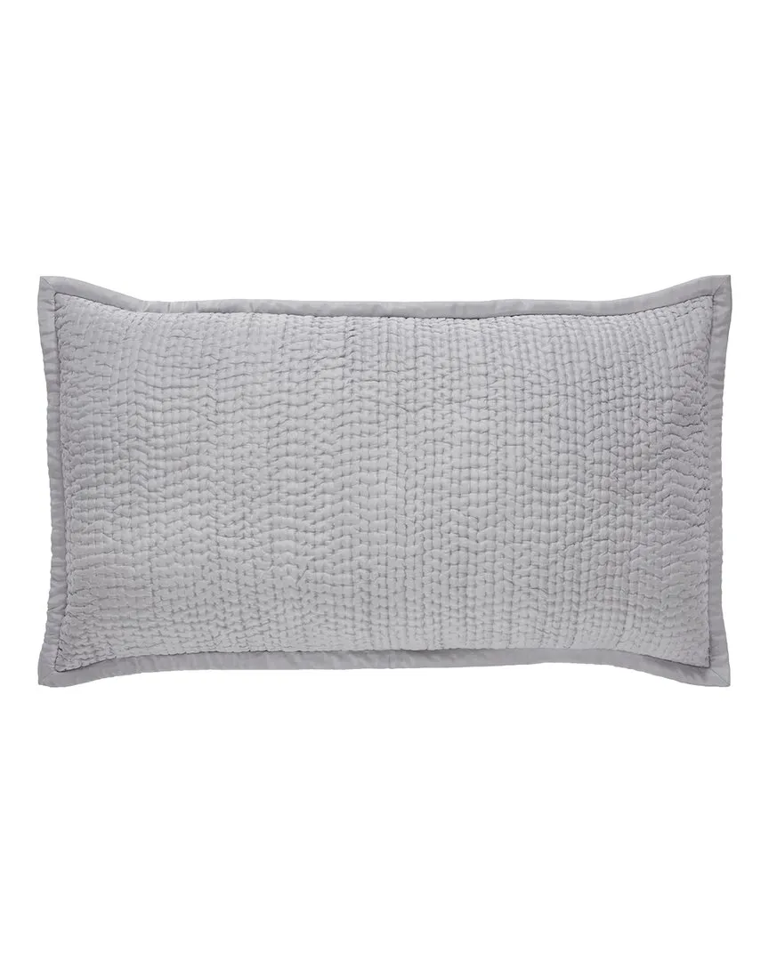 Lucy King Size Sham - Platinum, Silk