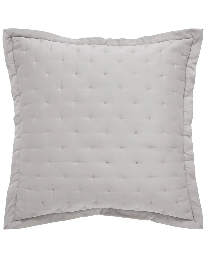 Oscar Tufted Cotton Sateen Euro Sham - Champagne image