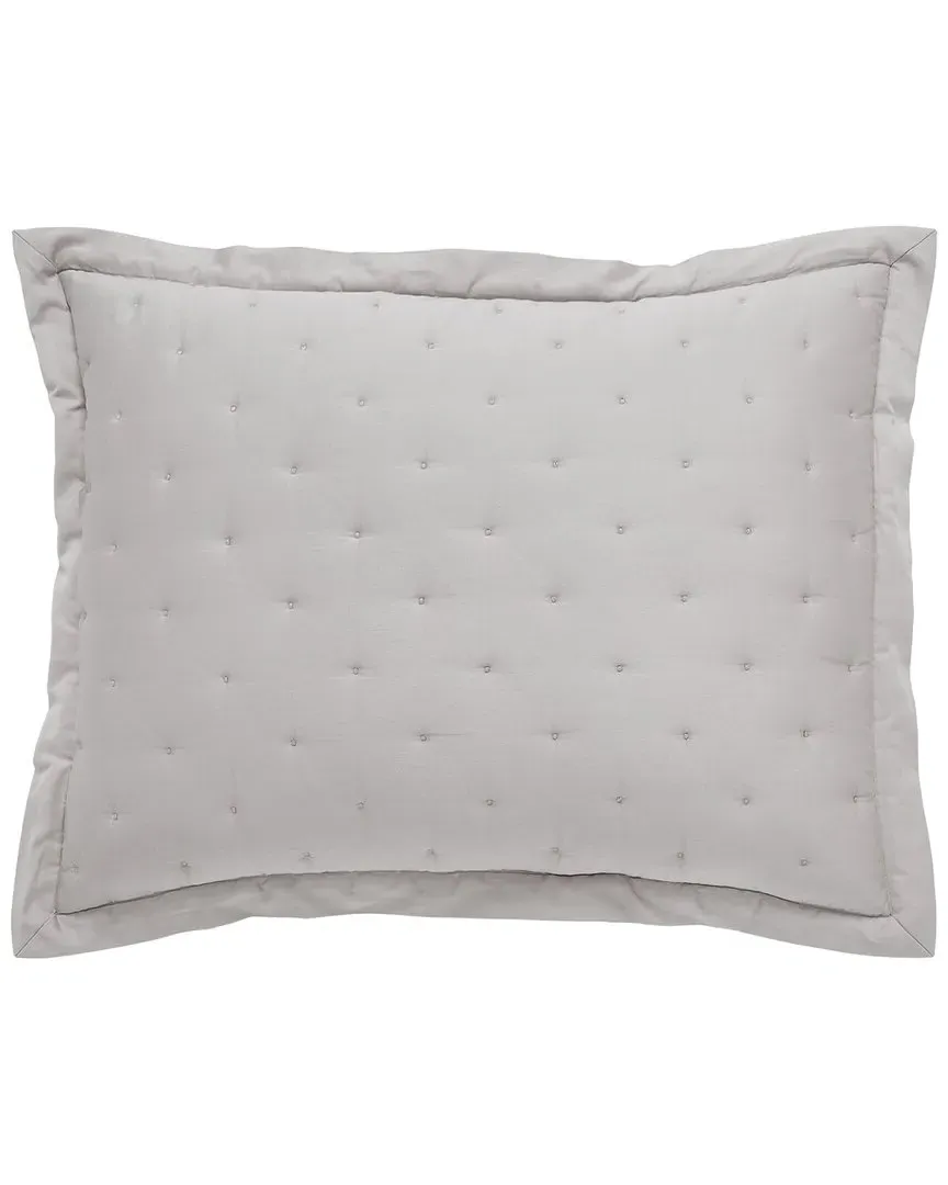 Oscar Tufted Cotton Sateen Sham - Champagne