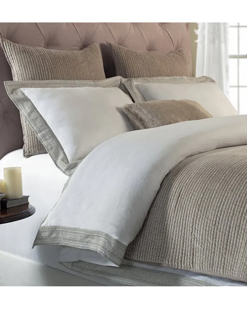Parker European Linen Duvet Cover - Dune