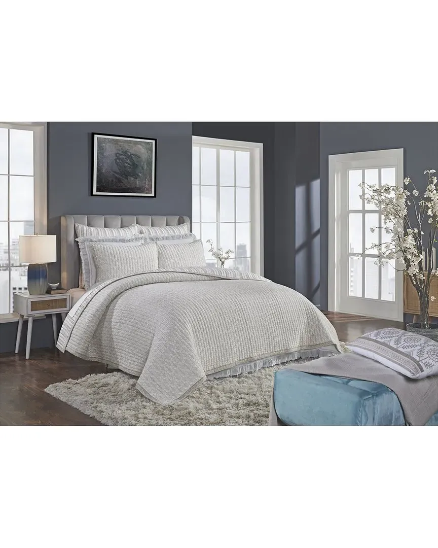 Serenity Reversible Quilt - Sand, Cotton