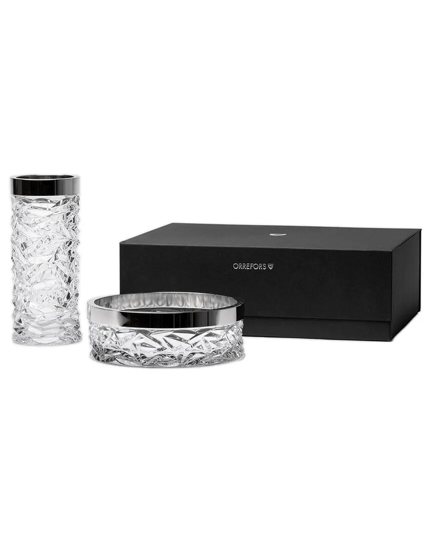Carat Bowl & Vase Bundle - Clear, Crystal