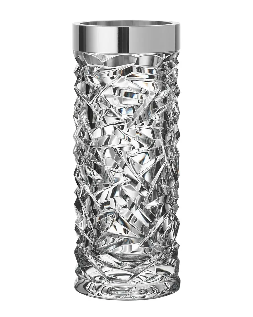 Carat Vase with Rim - Clear, Crystal image