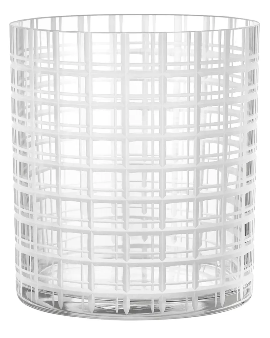 Cut in Number Medium Vase - Clear, Crystal