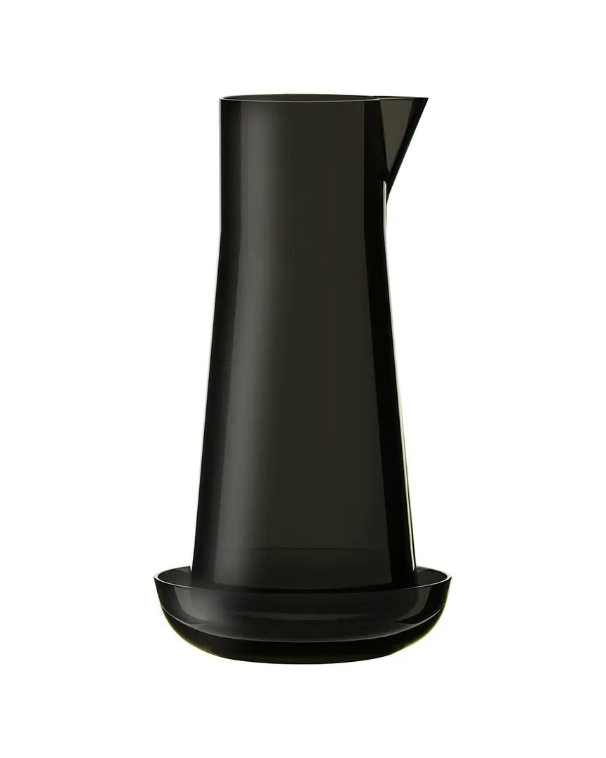 Informal Carafe with Bowl - Black, Glass image