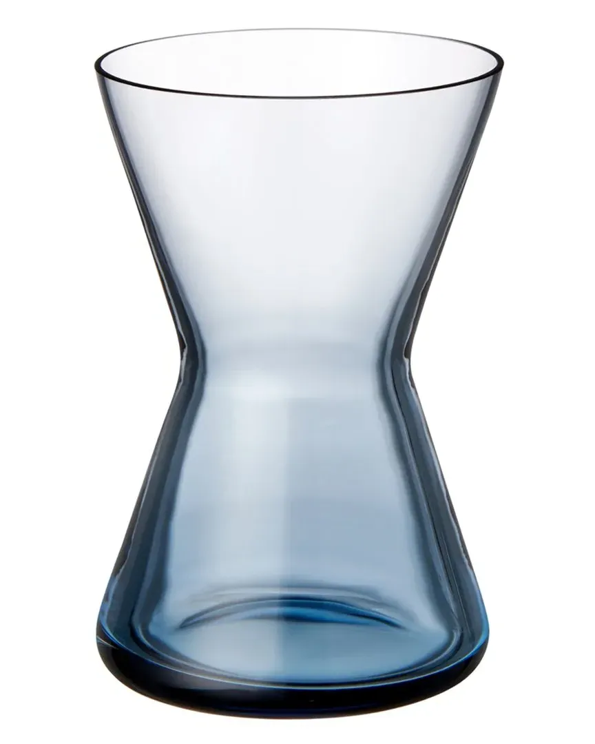 Midsummer Peach-Leaved Bellflower Mini Vase - Clear, Glass