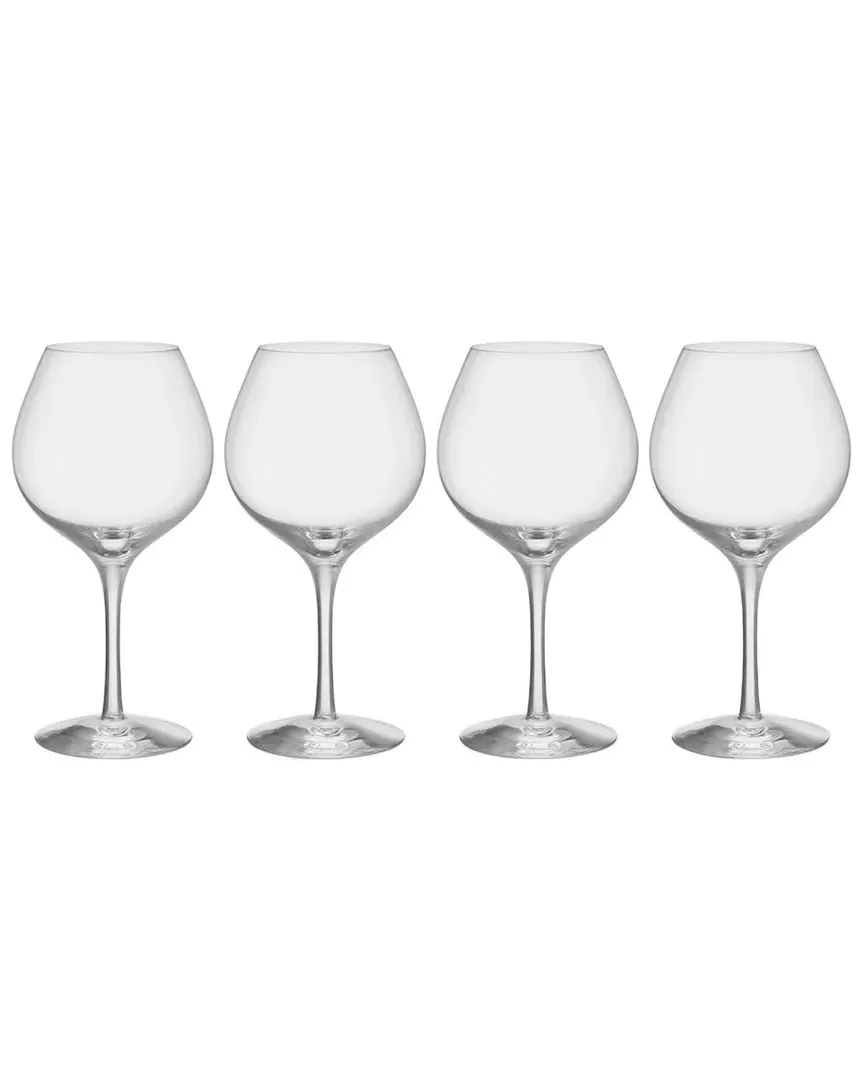 More Pinot Wine Glass 4-Pack - Clear, Crystal