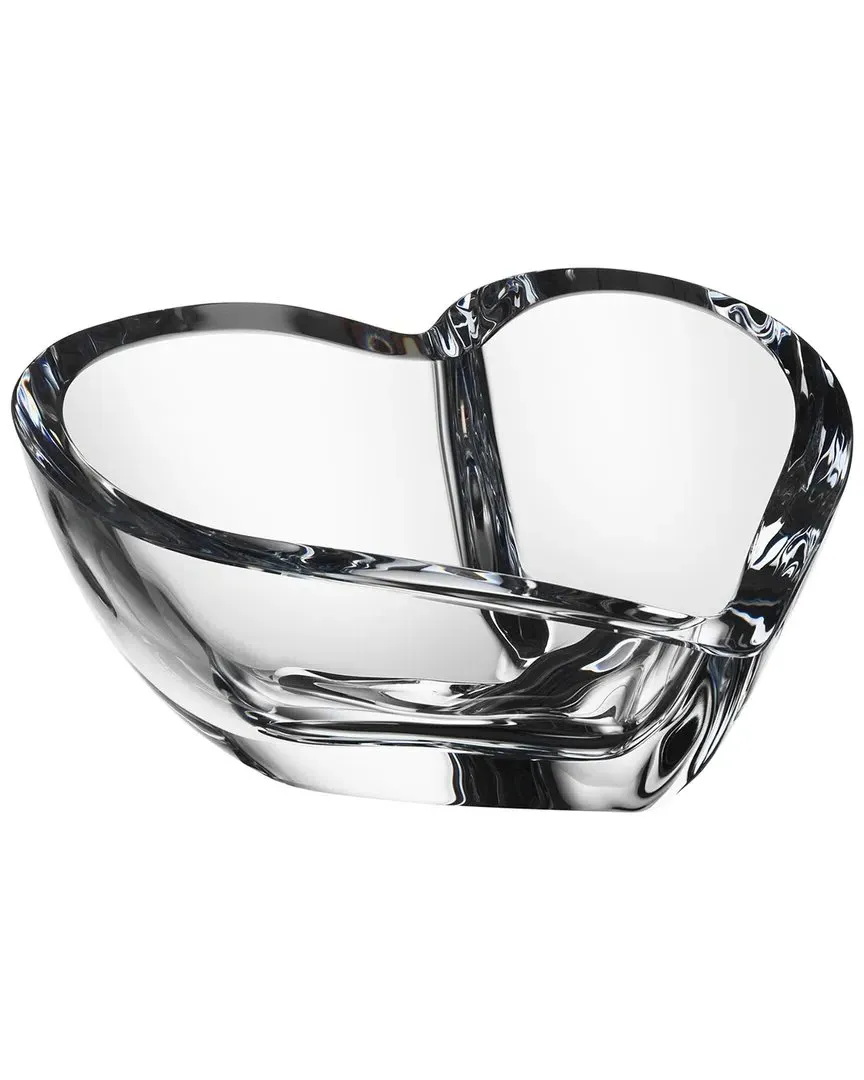 Orrefors Valentino Heart-Shaped Bowl - Clear Crystal image