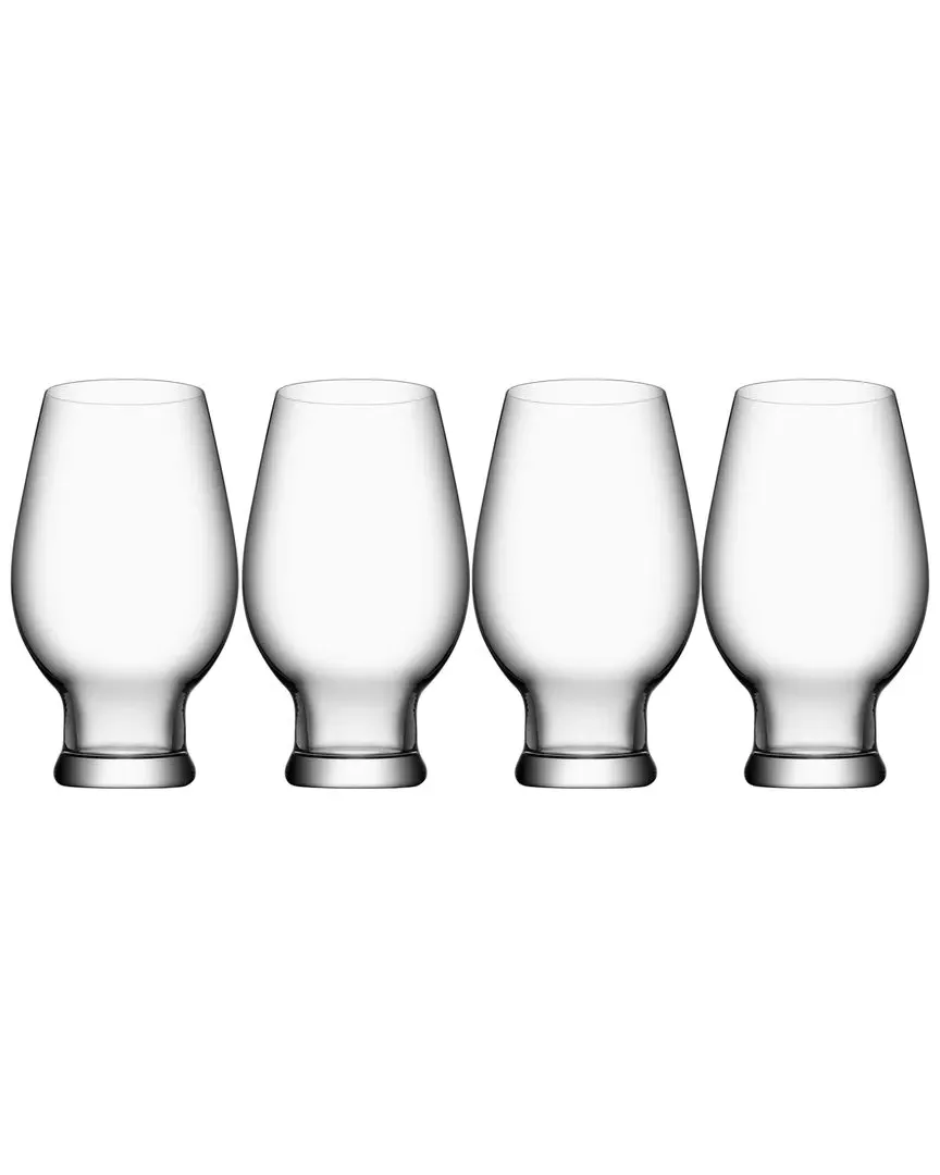 Set of 4 Beer IPA Glasses - Clear image