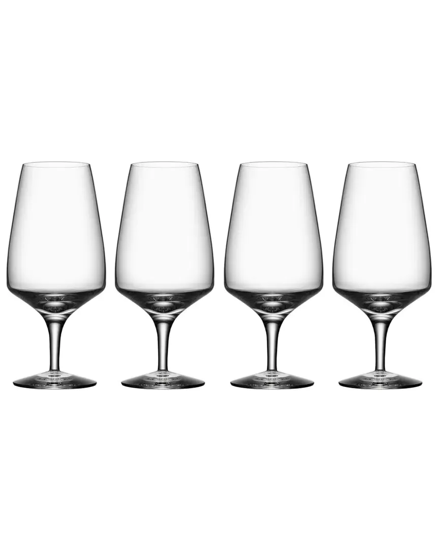 Set of 4 Pulse Beer Glasses - Clear image