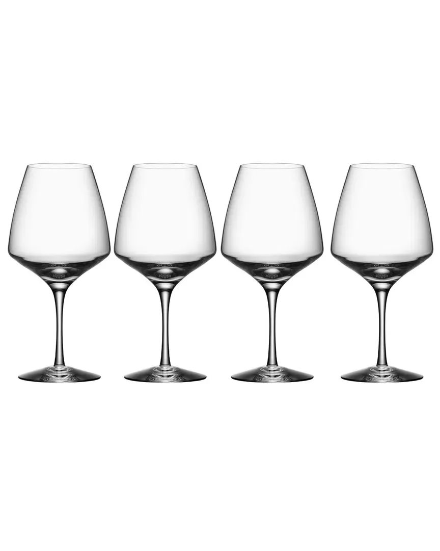 Set of 4 Pulse Wine Glasses - Clear